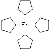 Tetracyclopentyltin molecular structure (CAS 19962-46-0)