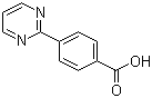 4-(Pyrimidin-2-yl)benzoic acid molecular structure (CAS 199678-12-1)