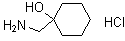 1-氨基甲基-1-环己醇盐酸盐分子结构 (CAS 19968-85-5)
