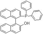 structure of CAS# 199796-91-3, 2-Diphenyphosphino-2'-hydroxyl-1,1'-binaphthyl;2'-(Diphenylphosphino)-[1,1'-binaphthalen]-2-ol