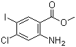 Methyl 4-chloro-5-iodoanthranilate molecular structure (CAS 199850-56-1)