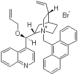 O-Allyl-N-(9-anthracenylmethyl)cinchonidinium bromide molecular structure (CAS 200132-54-3)