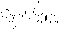N2-[(9H-Fluoren-9-ylmethoxy)carbonyl]-D-asparagine pentafluorophenyl ester molecular structure (CAS 200193-34-6)