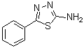 structure of CAS# 2002-03-1, 2-Amino-5-phenyl-1,3,4-thiadiazole;5-Phenyl-1,3,4-thiadiazole-2-amine; 5-Phenyl-2-amino-1,3,4-thiadiazole; NSC 677