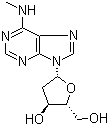 结构式 CAS# 2002-35-9, N6-甲基-2'-脱氧腺苷