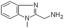 structure of CAS# 20028-40-4, 1-Methyl-1H-benzimidazole-2-methanamine;2-(Aminomethyl)-1-methyl-benzimidazole; ((1-Methyl-1H-benzimidazol-2-yl)methyl)amine; (1-Methyl-1H-benzimidazol-2-yl)methanamine; 1-Methyl-2-benzimidazolemethanamine; 2-(Aminomethyl)-1-methylbenzimidazole; 2-Aminomethyl-1-methyl-1H-benzimidazole