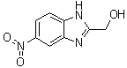 structure of CAS# 20034-00-8, 5-Nitro-2-benzimidazolemethanol;(5-Nitrobenzimidazol-2-yl)methanol