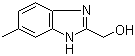 (6-Methyl-1H-benzimidazol-2-yl)methanol molecular structure (CAS 20034-02-0)