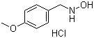 N-羟基-4-甲氧基苯甲胺盐酸盐分子结构 (CAS 200352-53-0)