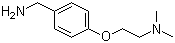 结构式 CAS# 20059-73-8, 4-[2-(二甲基氨基)乙氧基]苄胺