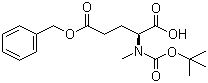 structure of CAS# 200615-91-4, N-[(tert-Butoxy)carbonyl]-N-methyl-L-glutamic acid 5-(phenylmethyl) ester