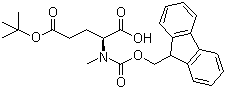 Fmoc-N-甲基-L-谷氨酸 5-叔丁酯分子结构 (CAS 200616-40-6)