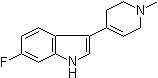 6-Fluoro-3-(1,2,3,6-tetrahydro-1-methyl-4-pyridinyl)-1H-indole molecular structure (CAS 200714-10-9)
