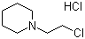 1-(2-氯乙基)哌啶盐酸盐分子结构 (CAS 2008-75-5)
