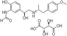 酒石酸福莫特罗分子结构 (CAS 200815-49-2)