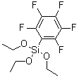 Triethoxy(pentafluorophenyl)silane molecular structure (CAS 20083-34-5)