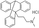 N,N-二甲基-9,10[1',2']-苯并蒽-9(10H)-丙胺盐酸盐分子结构 (CAS 2012-09-1)