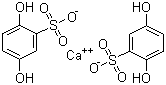 2,5-二羟基苯磺酸钙分子结构 (CAS 20123-80-2)