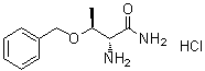 (2R,3S)-2-Amino-3-(phenylmethoxy)butanamide monohydrochloride molecular structure (CAS 201275-09-4)