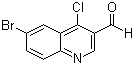 6-Bromo-4-chloroquinoline-3-carbaldehyde molecular structure (CAS 201420-31-7)