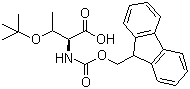Fmoc-O-tert-butyl-allo-L-threonine molecular structure (CAS 201481-37-0)