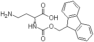 (R)-2-(Fmoc-amino)-4-aminobutanoic acid molecular structure (CAS 201484-12-0)