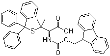 Fmoc-S-Trityl-L-penicillamine molecular structure (CAS 201531-88-6)