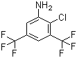 3,5-双(三氟甲基)-2-氯苯胺分子结构 (CAS 201593-90-0)