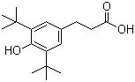 3-(3,5-二叔丁基-4-羟基苯基)丙酸分子结构 (CAS 20170-32-5)