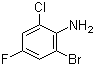 结构式 CAS# 201849-14-1, 2-溴-6-氯-4-氟苯胺