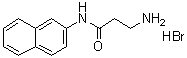 3-氨基-N-2-萘基丙酰胺单氢溴酸盐分子结构 (CAS 201985-01-5)