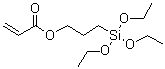3-Acryloxypropyltriethoxysilane molecular structure (CAS 20208-39-3)