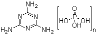 Melamine polyphosphate molecular structure (CAS 20208-95-1)
