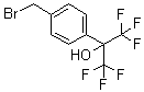 2-[4-(Bromomethyl)phenyl]-1,1,1,3,3,3-hexafluoropropan-2-ol molecular structure (CAS 202134-57-4)