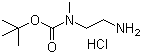 N-Boc-N-methylethylenediamine hydrochloride molecular structure (CAS 202207-78-1)