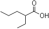 2-Ethylpentanoic acid molecular structure (CAS 20225-24-5)