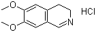 6,7-二甲氧基-3,4-二氢异喹啉盐酸盐分子结构 (CAS 20232-39-7)