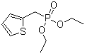(2-噻吩甲基)膦酸二乙酯分子结构 (CAS 2026-42-8)