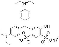 酸性蓝 3 单钠盐分子结构 (CAS 20262-76-4)