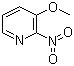 3-Methoxy-2-nitropyridine molecular structure (CAS 20265-37-6)