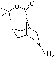 结构式 CAS# 202797-03-3, 3-氨基-9-氮杂双环[3.3.1]壬烷-9-甲酸叔丁酯