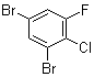 1,5-Dibromo-2-chloro-3-fluorobenzene molecular structure (CAS 202925-04-0)