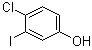 4-Chloro-3-iodophenol molecular structure (CAS 202982-72-7)