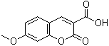 7-甲氧基香豆素-3-羧酸分子结构 (CAS 20300-59-8)
