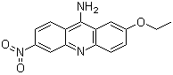 结构式 CAS# 20304-70-5, 2-乙氧基-6-硝基-9-氨基吖啶