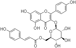 Tiliroside molecular structure (CAS 20316-62-5)