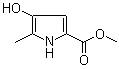 4-Hydroxy-5-methyl-1H-pyrrole-2-carboxylic acid methyl ester molecular structure (CAS 203208-35-9)