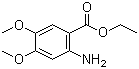 Ethyl 2-amino-4,5-dimethoxybenzoate molecular structure (CAS 20323-74-4)