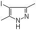 3,5-Dimethyl-4-iodopyrazole molecular structure (CAS 2033-45-6)