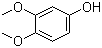 3,4-Dimethoxyphenol molecular structure (CAS 2033-89-8)
